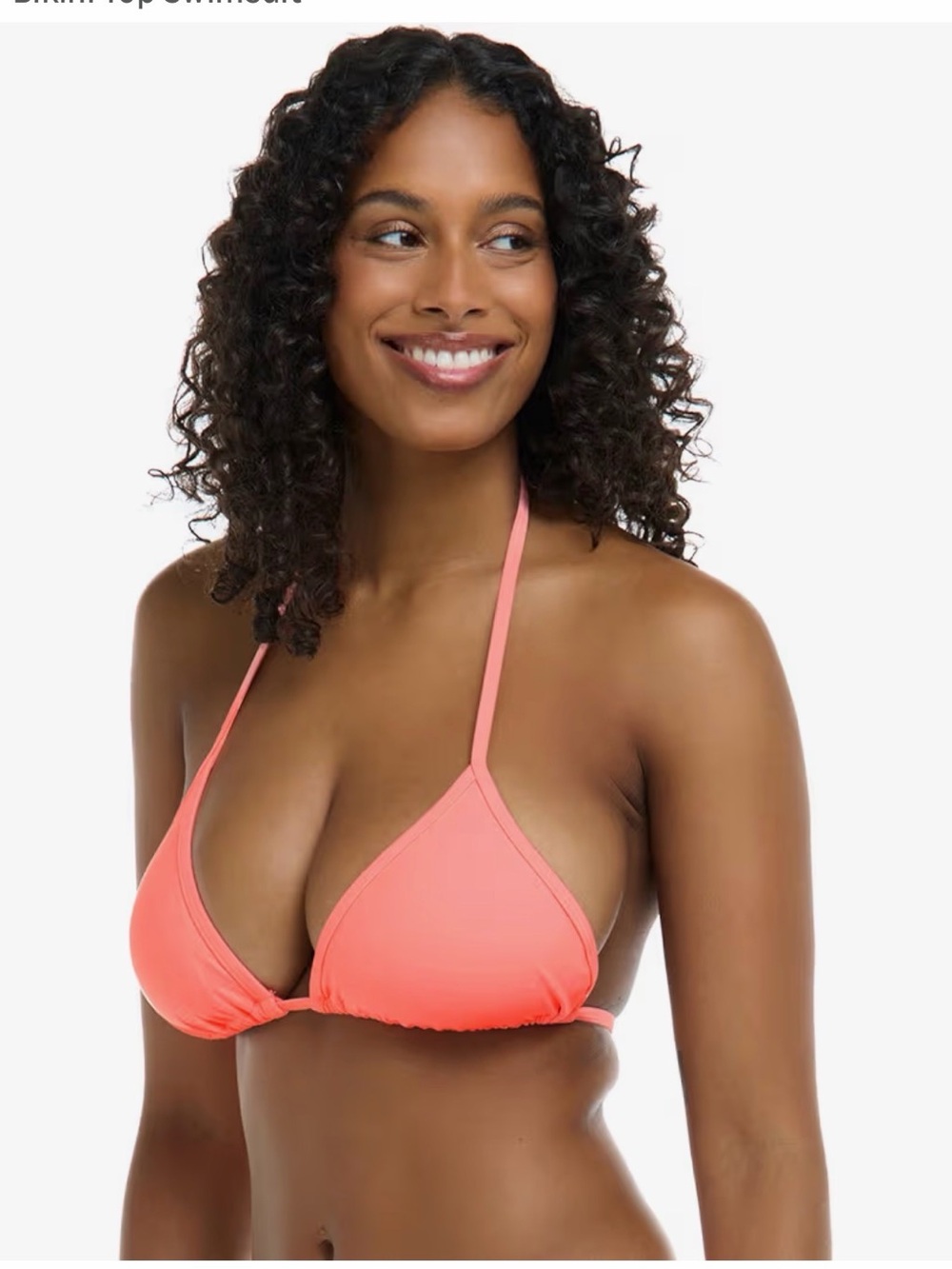 Body Glove Coral Pink Triangle Bikini Top - Women